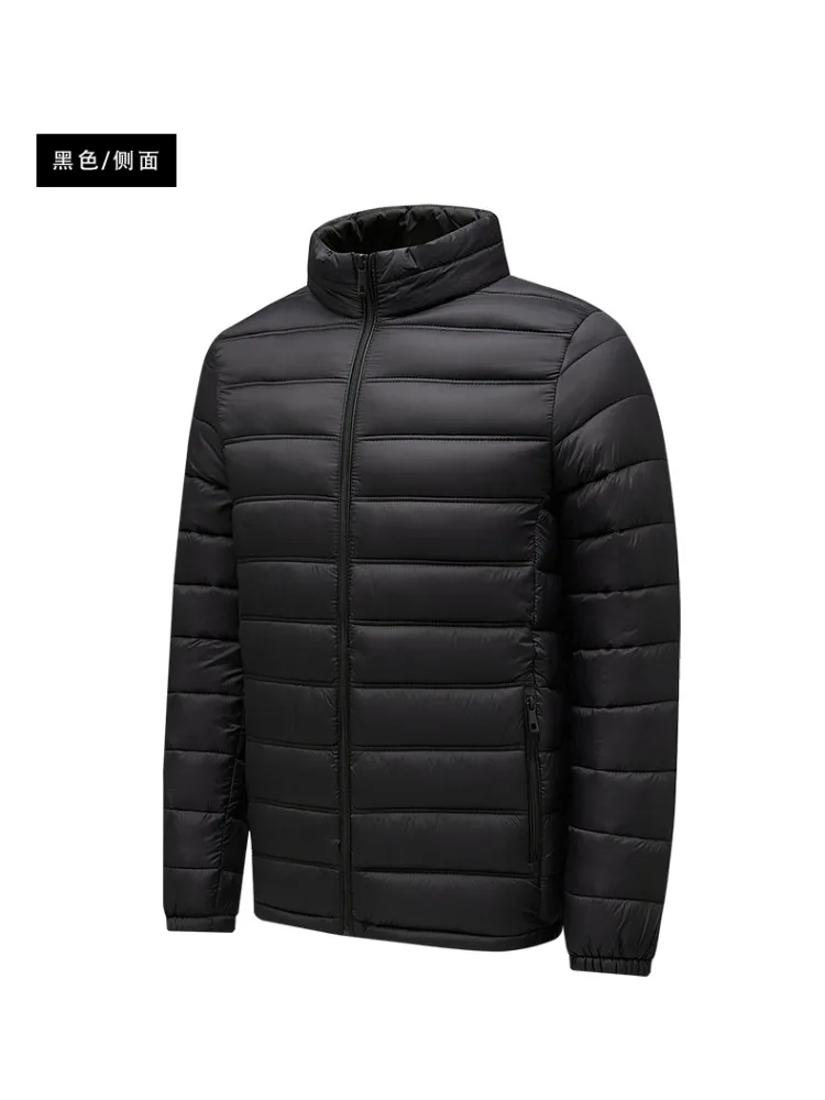 Inverno novo masculino casual ultra leve engrossado seda algodão jaqueta gola com capuz casaco quente solto ajuste casual wear outerwear