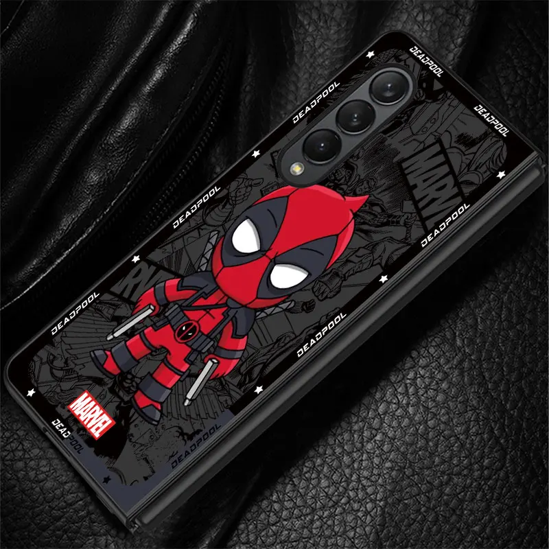 Cartoon Marvel Spiderman Groot Case for Samsung Galaxy Z Fold6 Z Fold4 5G Z Fold3 Z Fold5 5G ZFold4 Hard PC Shockproof Cover image 2