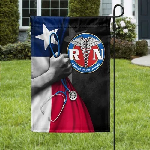 Nurse Rn Texas Flag…