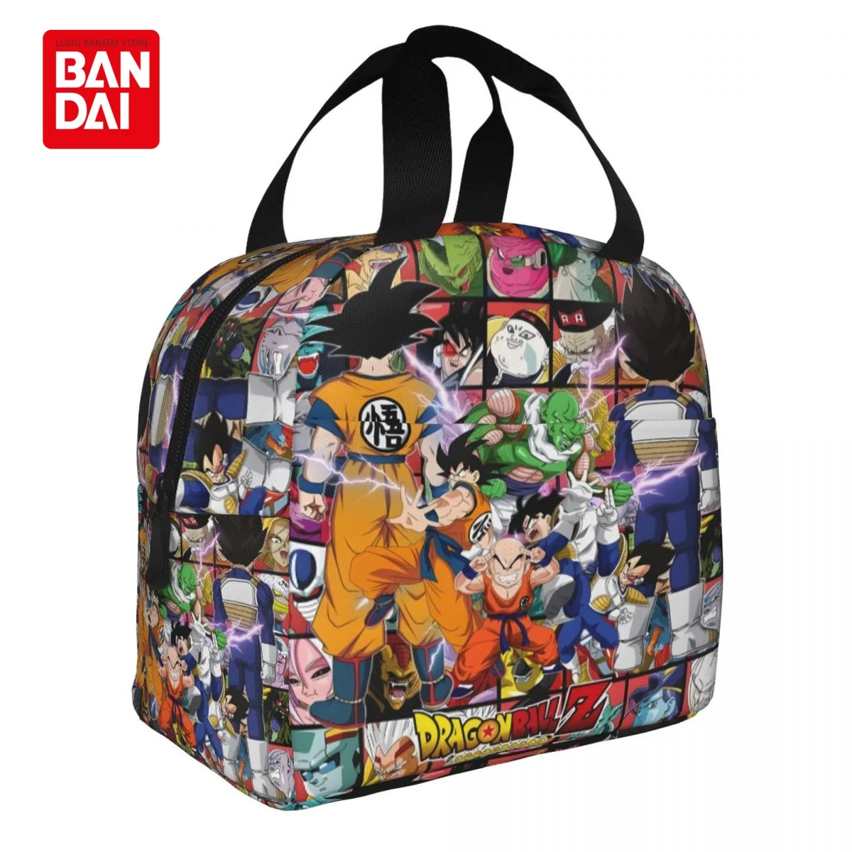 

Bandai Japan Anime Dragonball Z Lunch Bag for School Kids Office Goku Sac Lunch Portable Thermal Cooler Lunch Box Handbag Gift