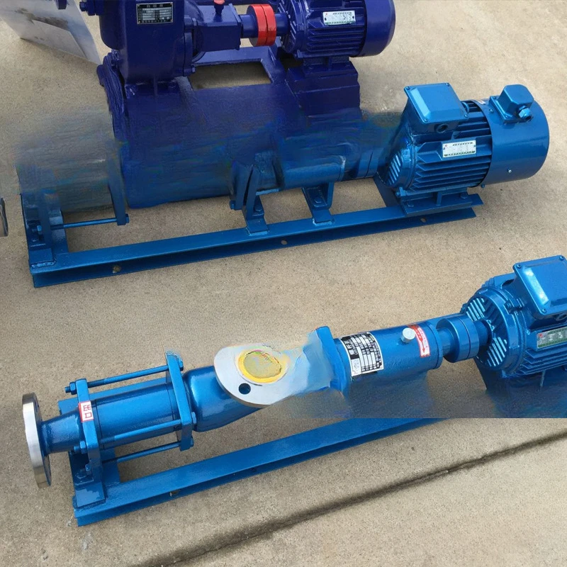 Stainless steel dosing pump G-type single screw rotor pump single stage agent filling and metering screw pump