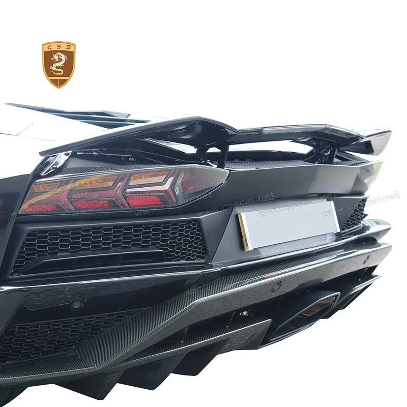 LP740 OEM Body Kit Front Bumper Lip Chin Rear Diffuser Body Kit for Lamborghini Aventador S