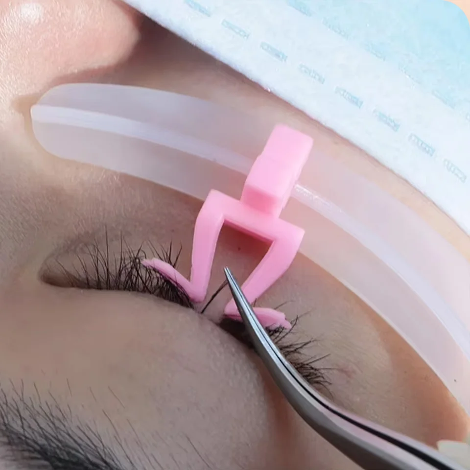 Fácil isolamento extensão de cílios ferramenta iniciante ajudante reutilizável kit separador de cílios sapo silicone separador de cílios acessórios