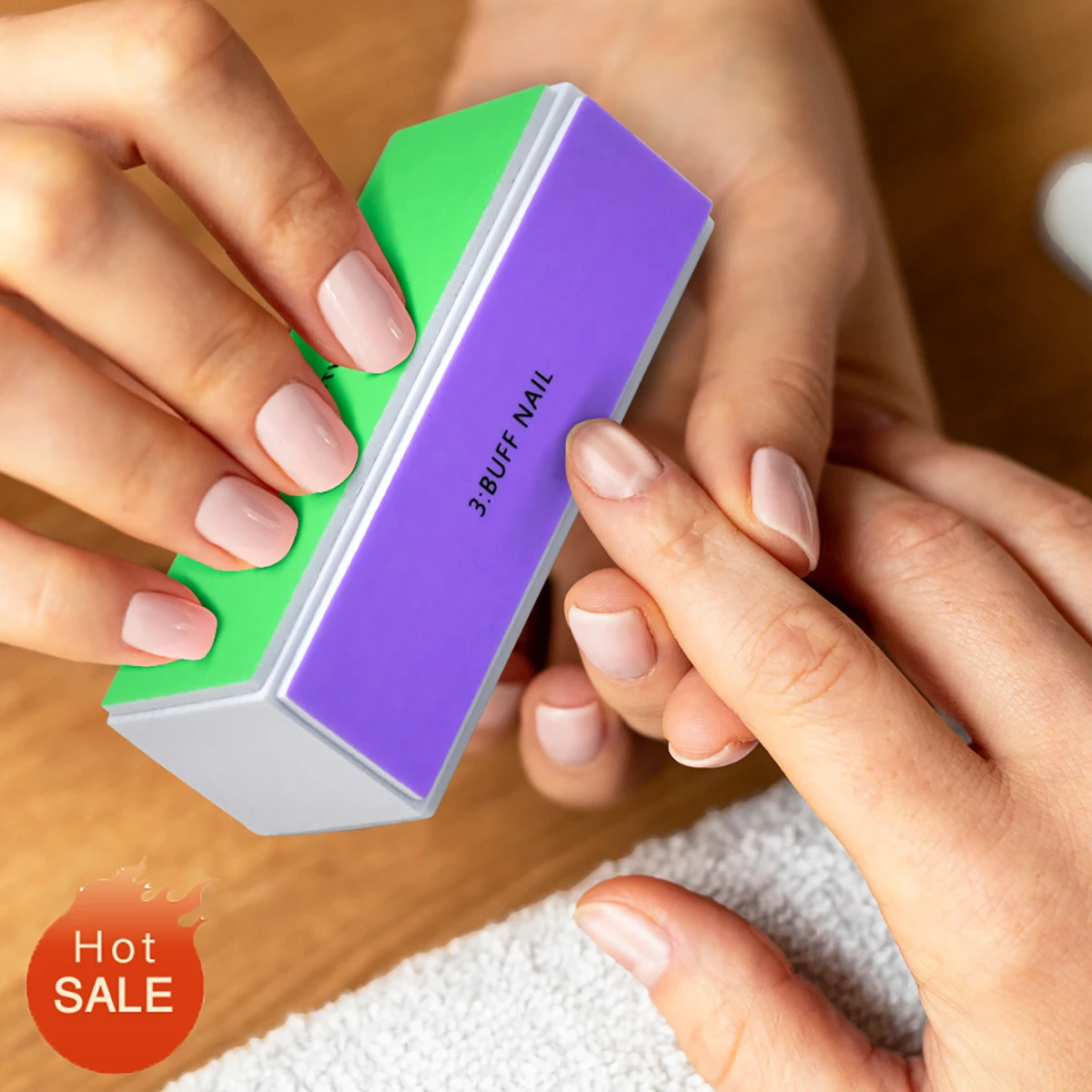 

Professional Nail Buffer Block with 4 Way Buffing Methods Smooth & Buff & Shine All-in-one Buffer for Nail Care