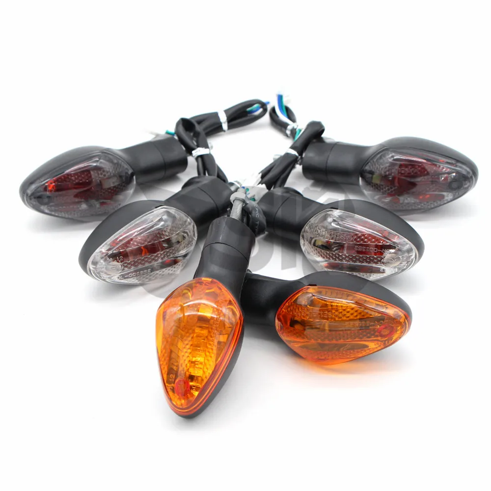 

2 шт. индикаторов указателей поворота мотоцикла для Honda CB400 CB1300 CBR900RR 929RR 600F4 600F4i RC51, аксессуары 230 мм/520 мм