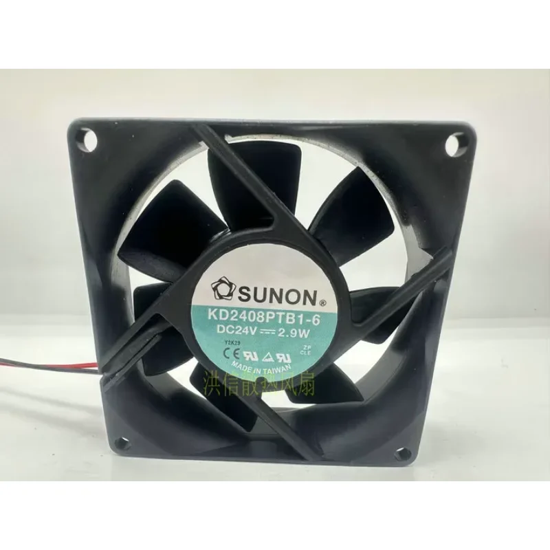 

Ltsf For SUNON KD2408PTB1-6 DC 24V 2.9W 80x80x25mm 2-Wire Server Cooling Fan8cm