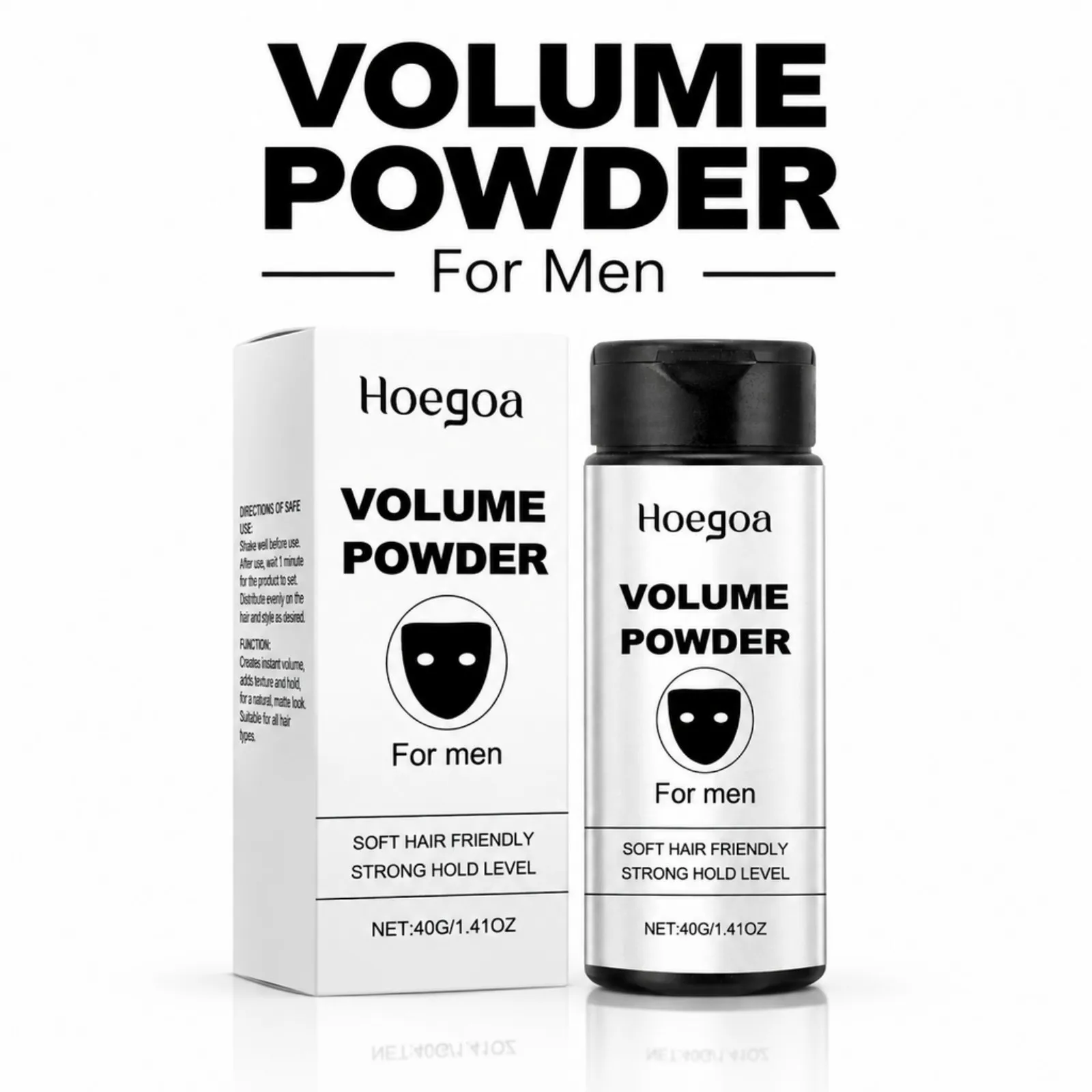 Volumizing Hair Powder 40g Long Lasting Oil Control Fluffy Hair Increase Volume Enhancing Styling Salon Quality Men Daily Use