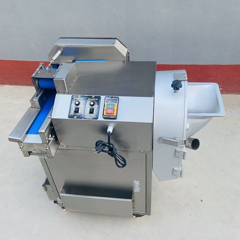 عالية الجودة التجارية البطاطس الحلوة الجزرة الخيار آلة قطع مكعبات الخضار الجذر آلة تقطيع الخضروات المقامر