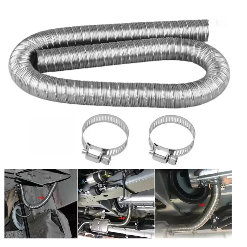 for exhaust Pipe Extension Built from 304 Stainless Steel Dual Layer Material for WEBASTO and Heater for exhaust Ducting