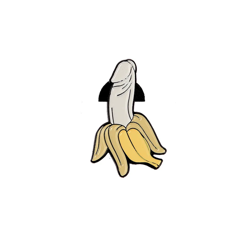 Banana style joking Enamel Pins carton Brooches Clothing Backpack Lapel Badges Jewelry Accessories For Friend Souvenir Gifts