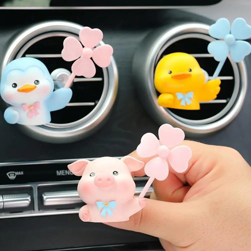 Lovely Car Scent Air Fresh Aromatherapy Diffuser Universal Easy Mounting Automotive Exhaust Clip Aromatherapy Diffuser