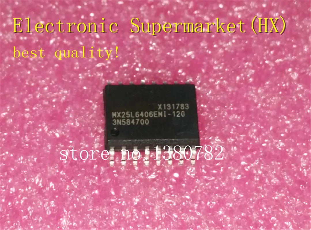 

Free Shipping 10pcs/lots MX25L6406EMI-12G MX25L6406EMI MX25L6406 SOP-16 New original IC In stock!