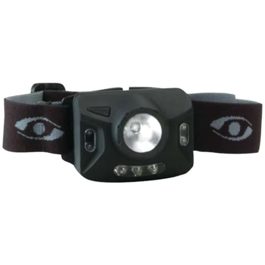 

® Ranger CREE® XPE 126-Lumens 4 Stage LED Headlamp W/3 Green LED, Black, 13.5" x 8.5" x 3.9"