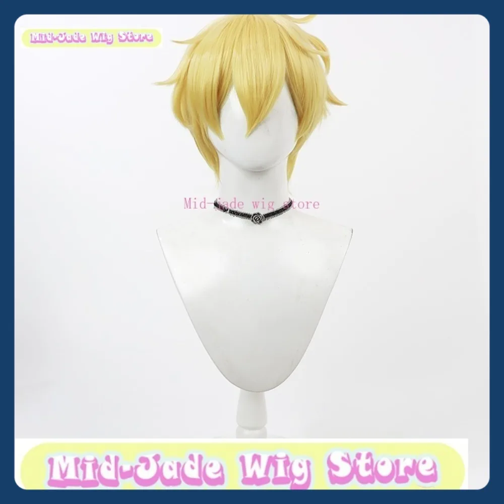 Peluca de jade medio, tienda No Girls In The Mix, peluca de Cosplay Kohaku, juego de Anime, juego de rol, pelo sintético, fiesta de Halloween