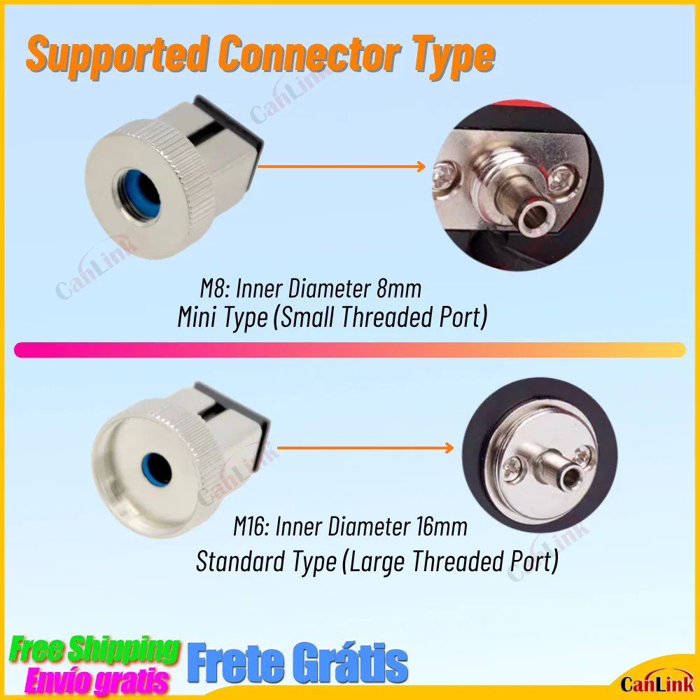1pc New Optical Fiber Connector SC/APC UPC Optical Power Meter Conversion Adapter Coupler Flange Red pen Metal Accessories