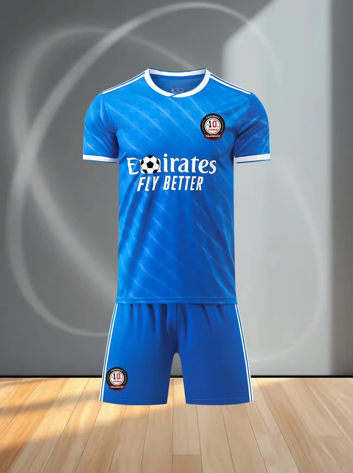 High-quality Breathable T-Shirt and Shorts Football Set