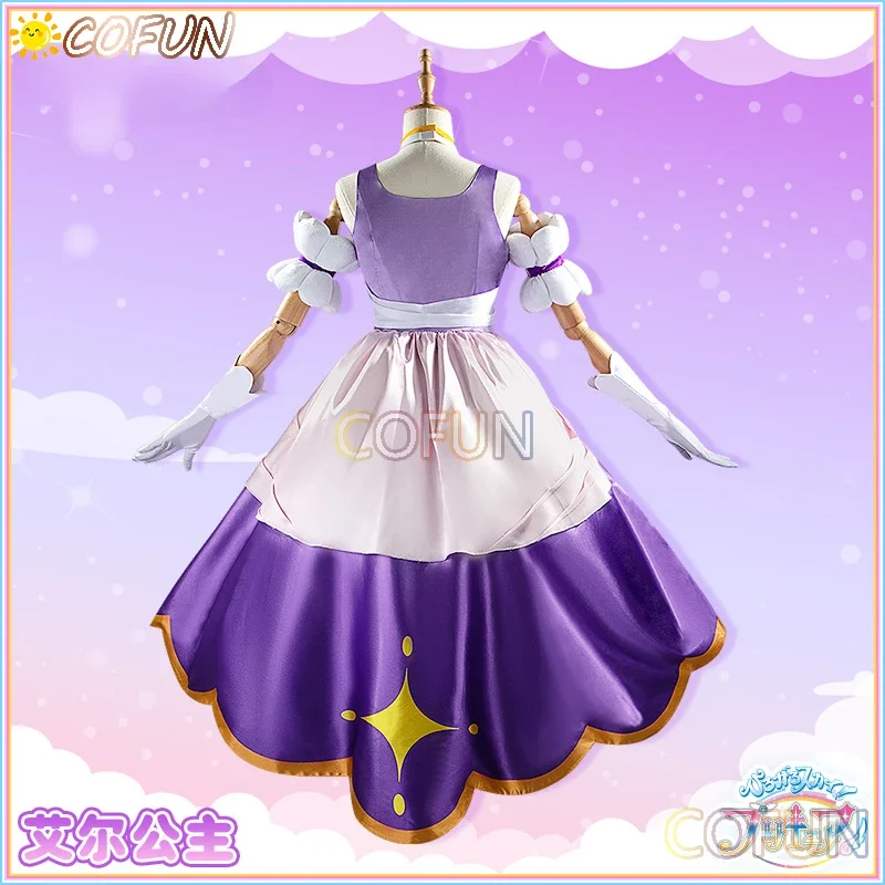 COFUN-Costume Cosplay Anime Aazole Cure Ellee pour Femme, Tenues d'Halloween, Belle Robe, Ensembles Lolita Personnalisés