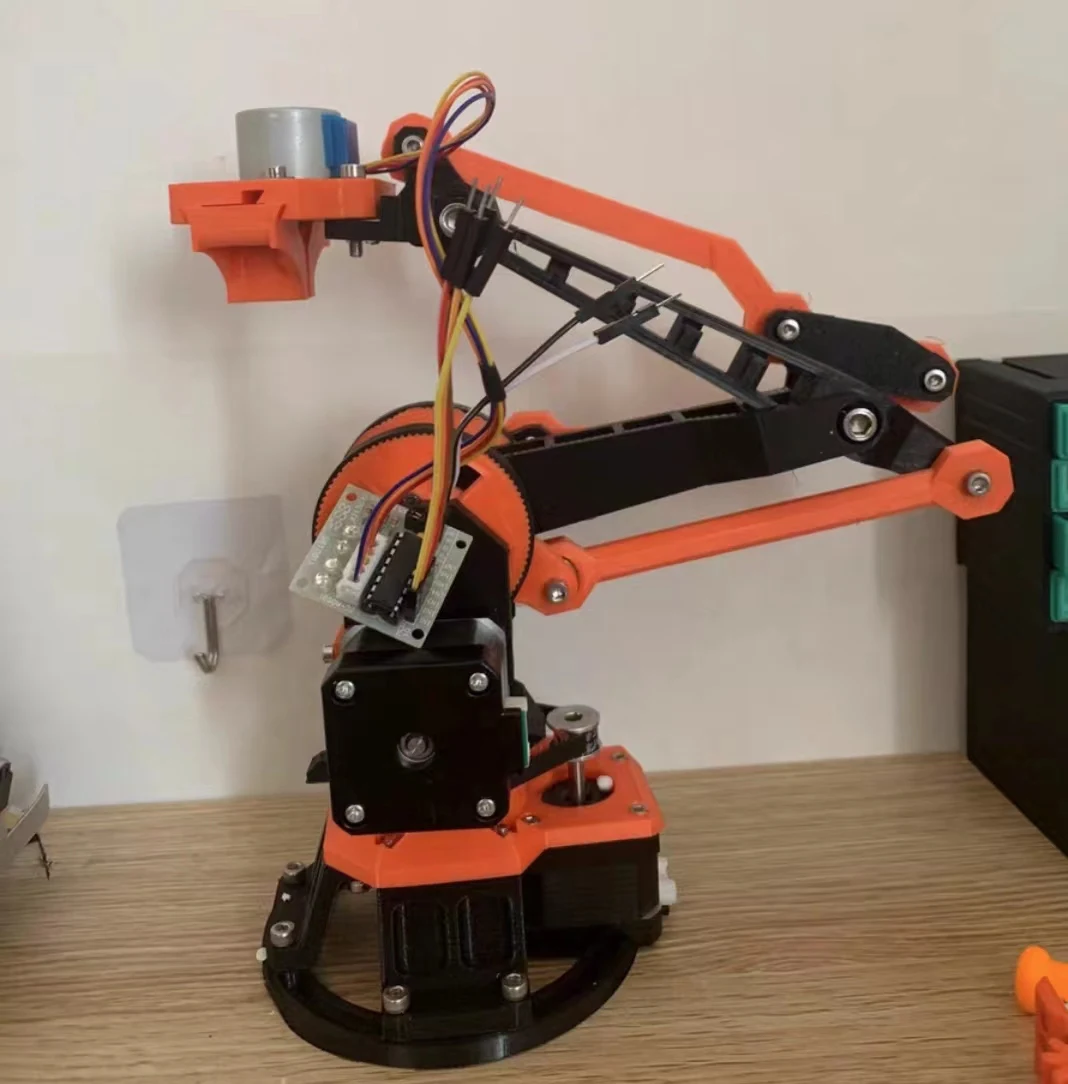 High Precision 4 Dof Stepper Robot Arm For Arduino 2560 Programmable Robot Kit 3D Printing CNC Motor Robotic Arm Stepper Claw