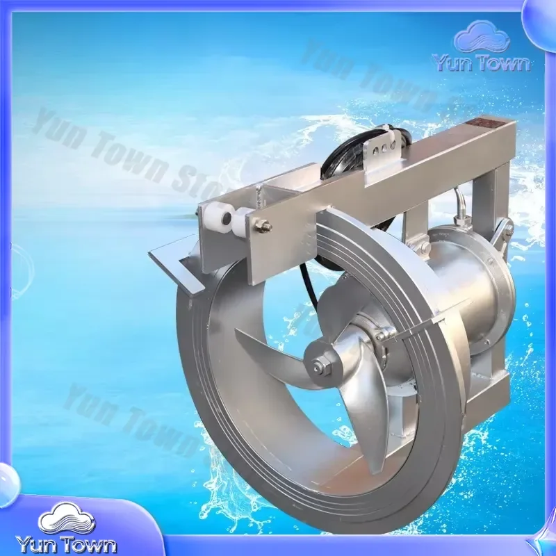 Submersible Sludge Return Pump for Wastewater Treatment Tanks | Anti-Sedimentation High-Speed Mixing Pusher for Sludge Mixing
