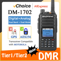 Baofeng DM-1702 DMR Radio Walkie Talkie AES256 Digital Dual Band Mode Analog DM1702 Tier1 Tier2 Upgrade Version DR-1801 DM-1701