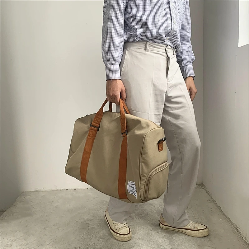 Borsa da uomo causale borsa a tracolla in Nylon con fibbia a lembo borsa da uomo in Nylon per adolescenti giapponesi School Sling Man Streetwear Men