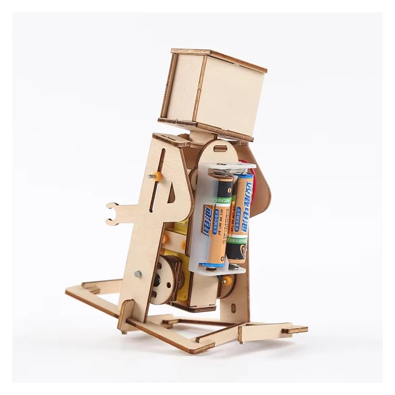 DIY Walking Robot Hand-assembled Model Science and Technology Small Production Physical Science Experiment Material Package G72