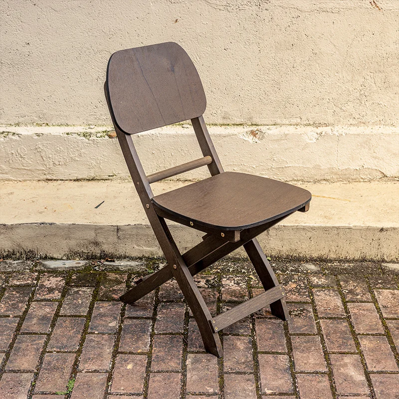 Retro Dining Table Round Table and Chairs Outdoor Table Coffee Shop Milk Tea House Solid Wood Indoor Coffee Tables