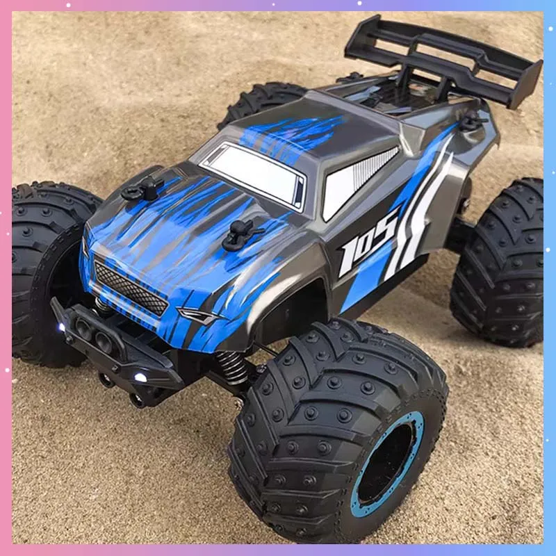 

﻿ RC Car JJRC Q105 1:18 20 Km/H 2.4GHZ Double Motors Drive With Led Light Off Road Remote Control Cars Drift Monster Truck Toy