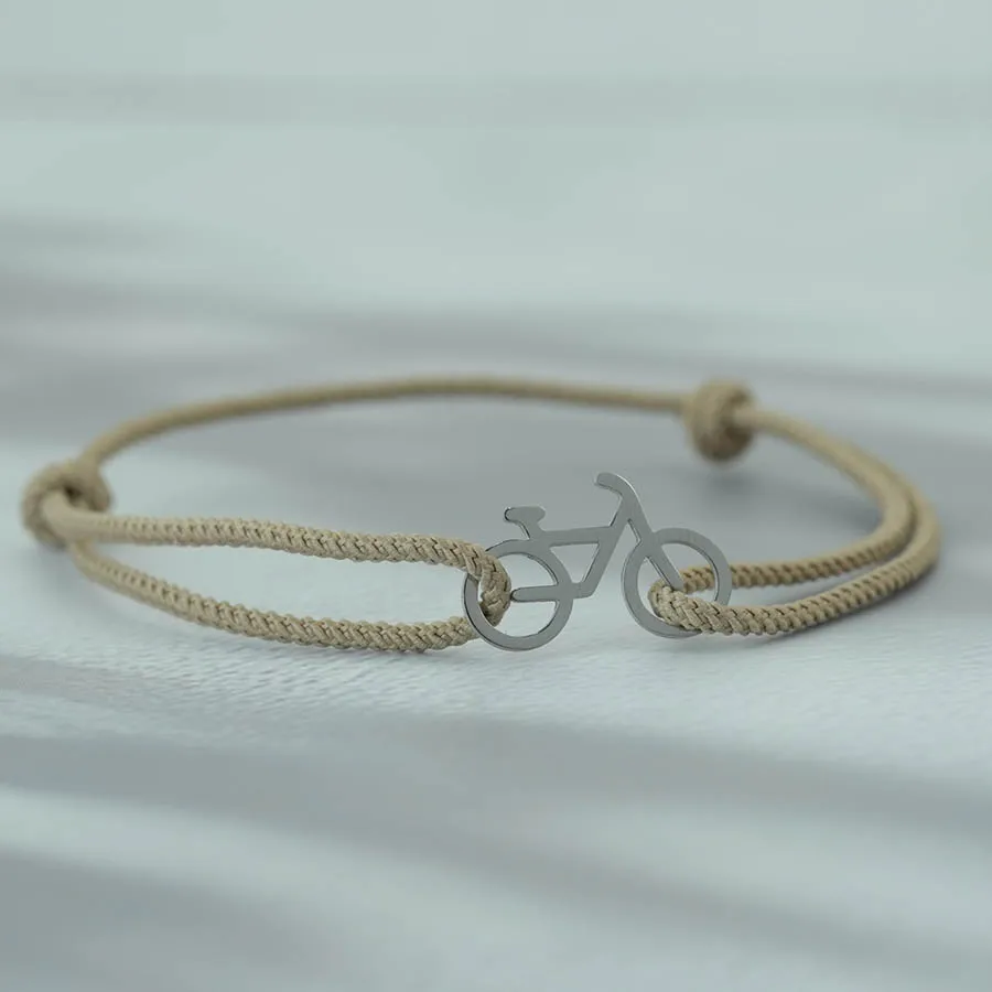 Personalisiertes Sport-Edelstahl-Fahrradarmband für Männer und Frauen, schwarz-rotes Fahrrad-Charm-Armband, Schmuck – Detail 3