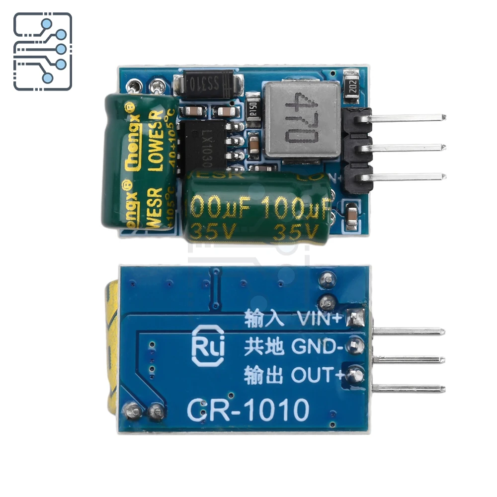 Step-Down Power Module 24V 36V 48V 60V 72V To 3.3V 5V Dc10-100V High Voltage Resistance Short Circuit Protection High Current 1A