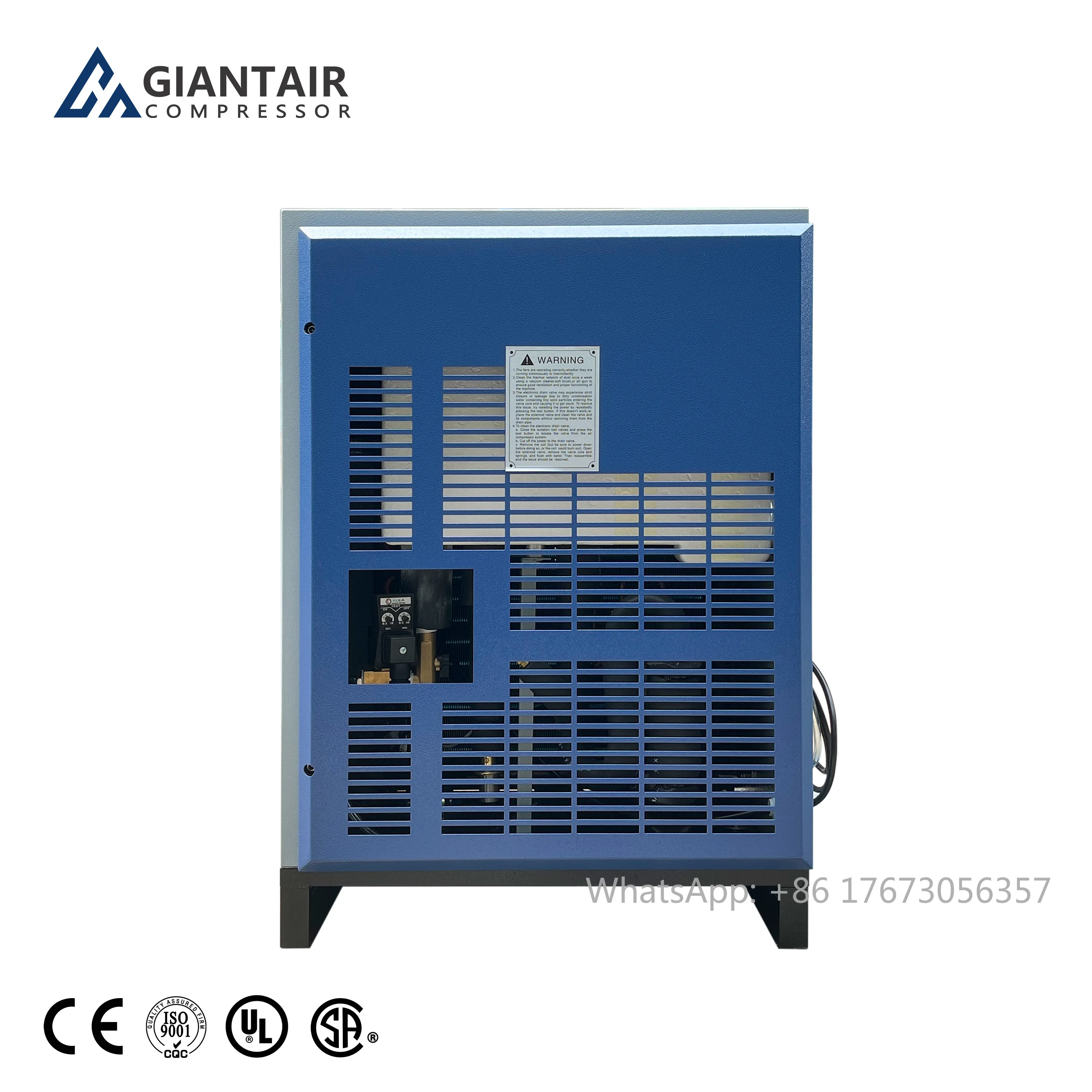 Low-Maintenance Design Easy Operation Refrigerated Air Dryer Featuring Compressor Technology