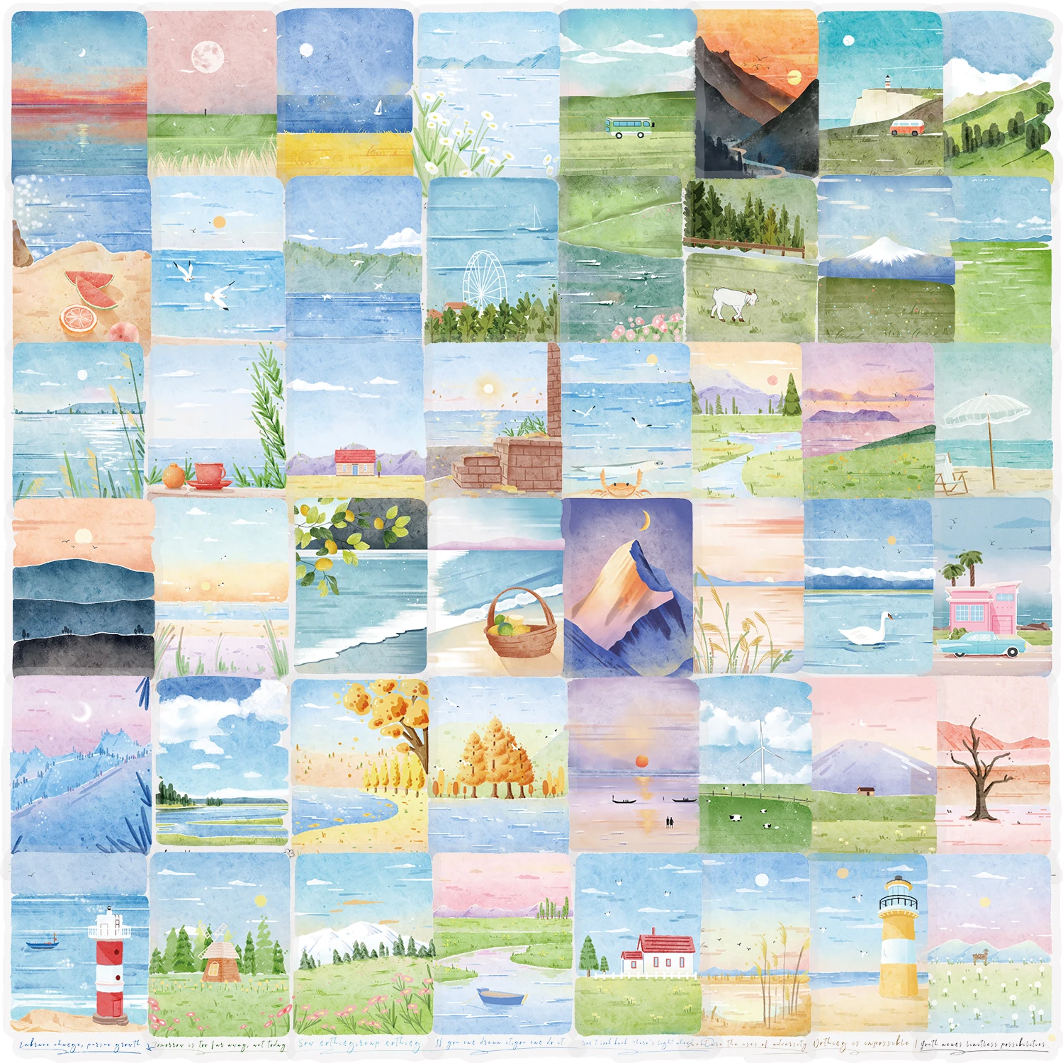 50Pcs Mountain And … - image