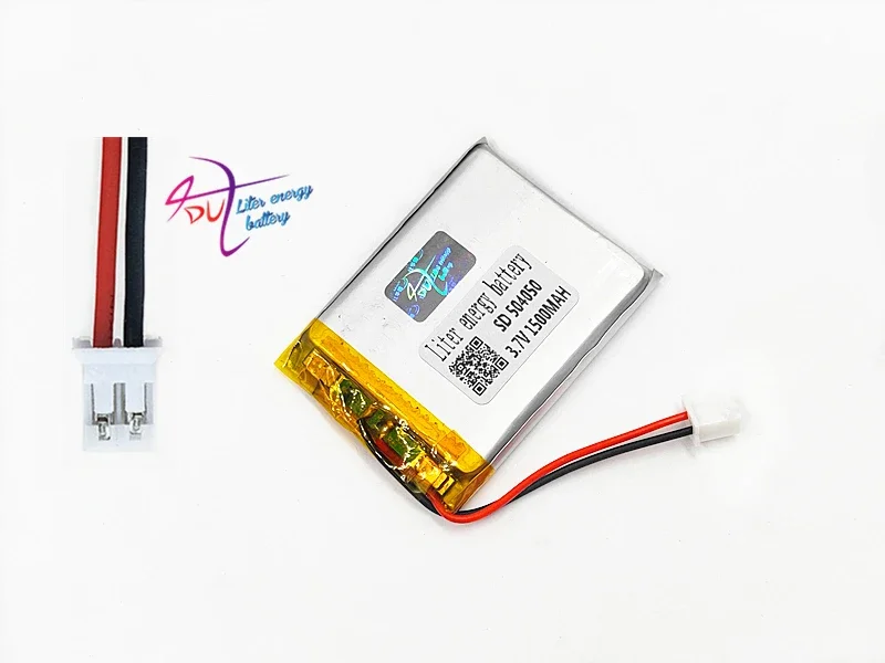 

10 pcs JST 2.0mm 504050 3.7V 1500mAh Lithium Polymer LiPo Rechargeable Battery For DVD PAD mobile tablet pc power bank Camera