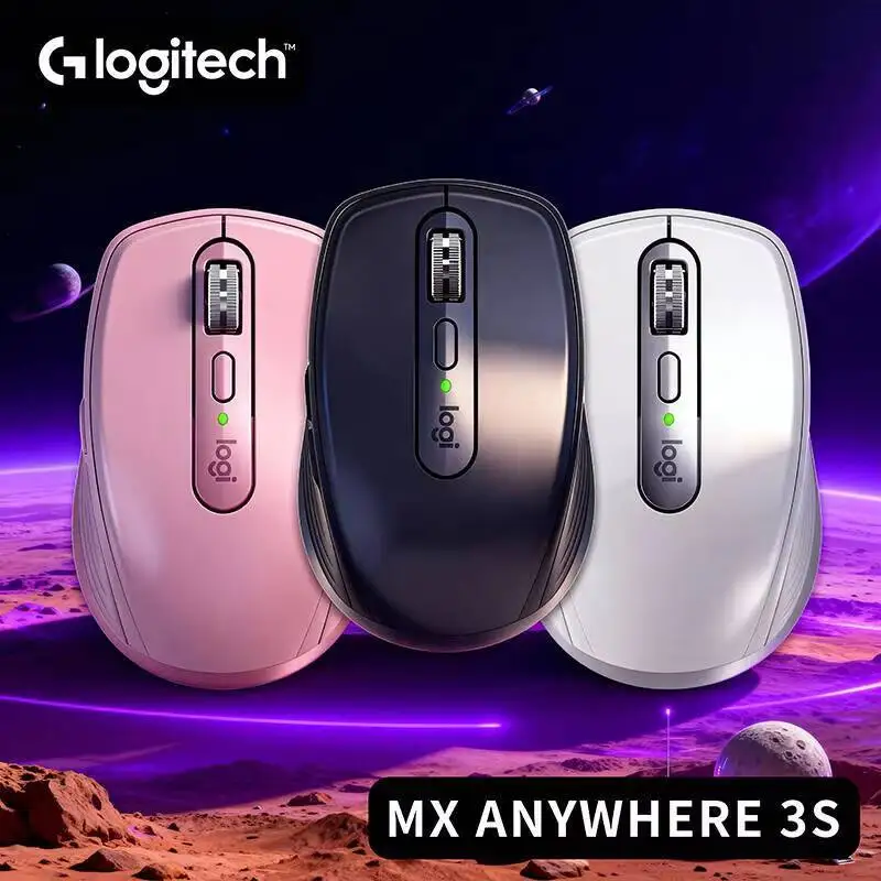 

Precision MX Anywhere 3S Mouse - 8K DPI, MagSpeed Scroll, Ergonomic Grip, Suitable for Fitness Program Design & Coach Office