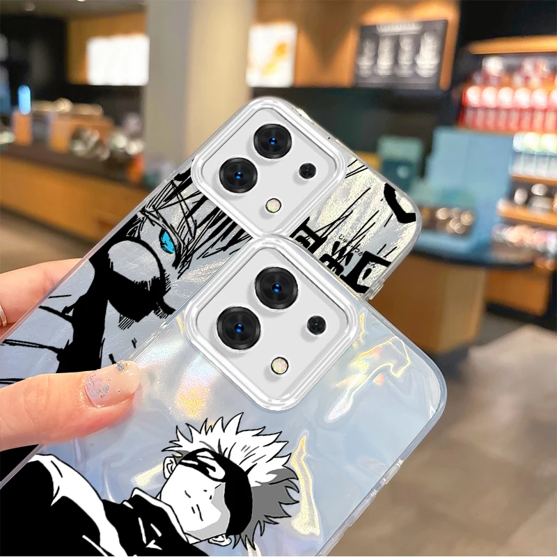 J-Jujutsu K-Kaisen Anime Telefoonhoesje Voor Redmi Note 13 12 11 10 9 Proplus 13c 12c 10c 9c A2 A1 Vedergaren Harde Schokbestendige Hoes