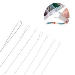 5-7pcs/Bottle Fried Dough Twists Beaded Needles 93/103/130/131MM Jewelry Bracelet Necklace Making Pins Cord Tools Pins DIY Tool