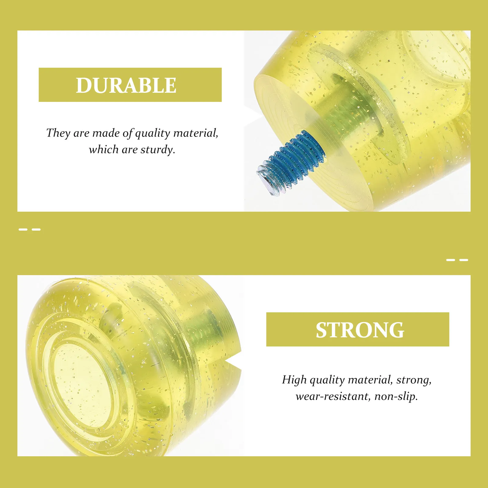 

1Set Roller Skates Brake Professional PU Brake Pad for Safety Skating with Adjustable Toe Stopper and Wear Resistant Design