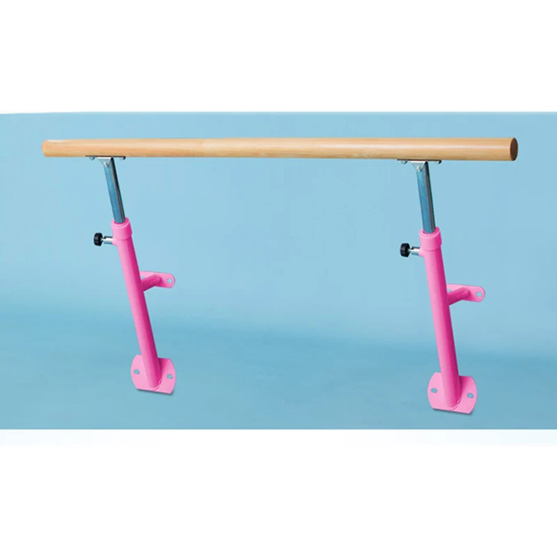 1M Wooden Wall Mount Ballet Barre Children Stretching Dance Bar Indoor Fitness Adjustable Kids Ballet Bar Horizontal Bar