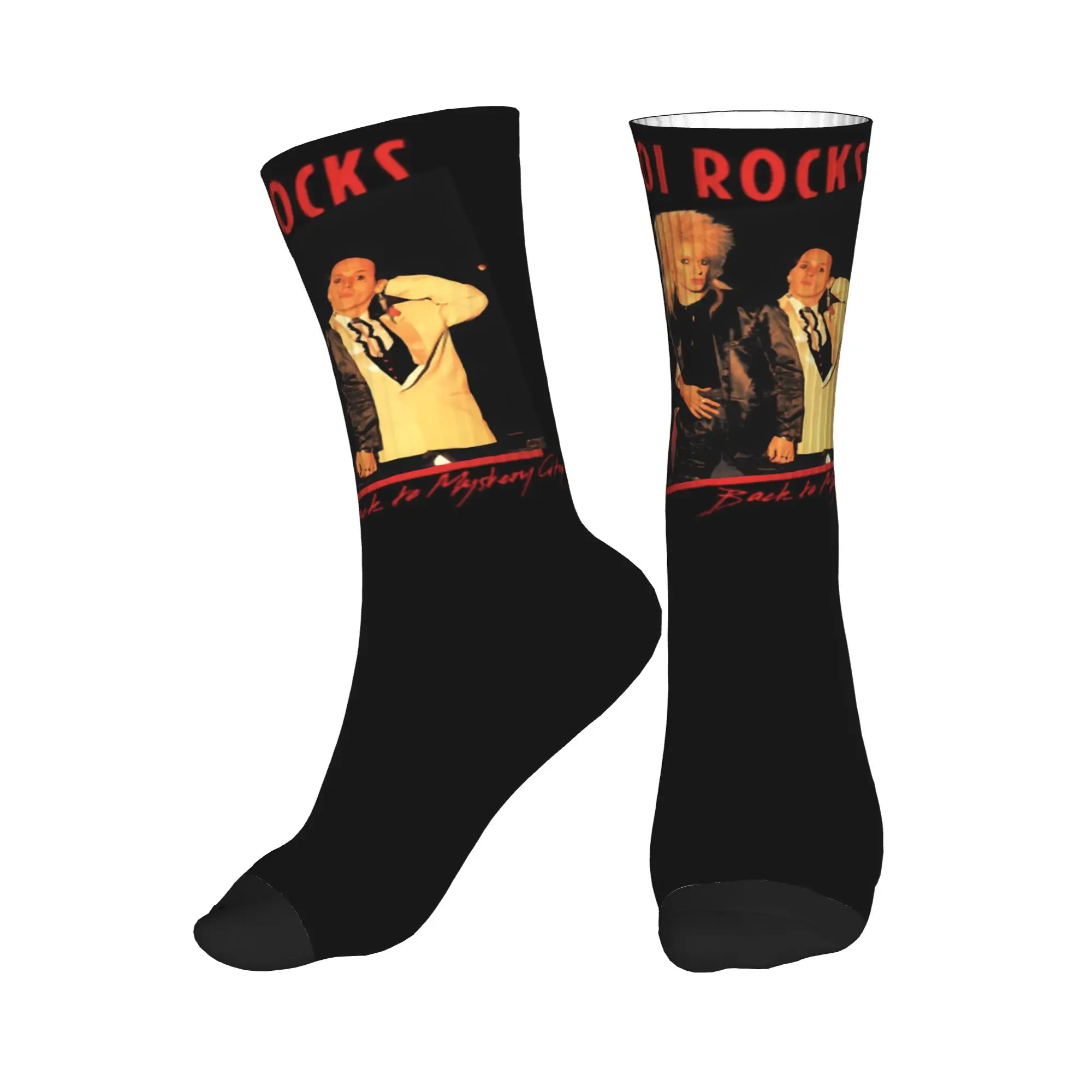 

All Seasons hanoi rocks Sport Middle Tube Socks High Quality Crew Socks Funny Stockings for Men Women