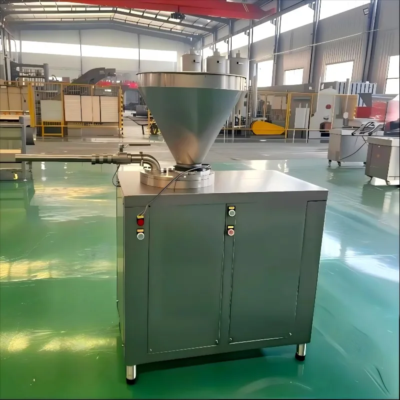 Customized Industrial Complete Sausage Production Line Plant Automatic Filler Vacuum Sausage Filler for Sausage Making