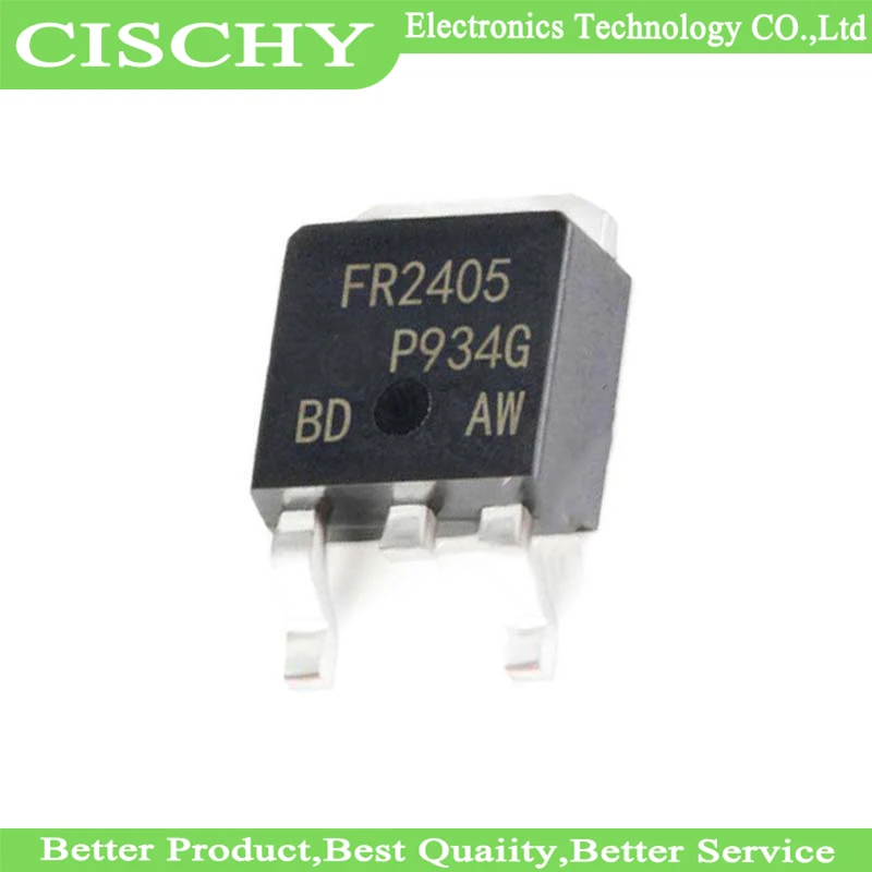 10pcs/lot IRFR2405 FR2405 N TO252 55V56A