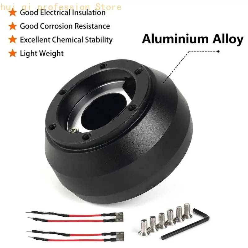 Aluminium-Lenkradnabenadapter 125H 6-Loch-Lenkrad-Kurznabenadapter für mehrere Modelle H8WE – Detail 5