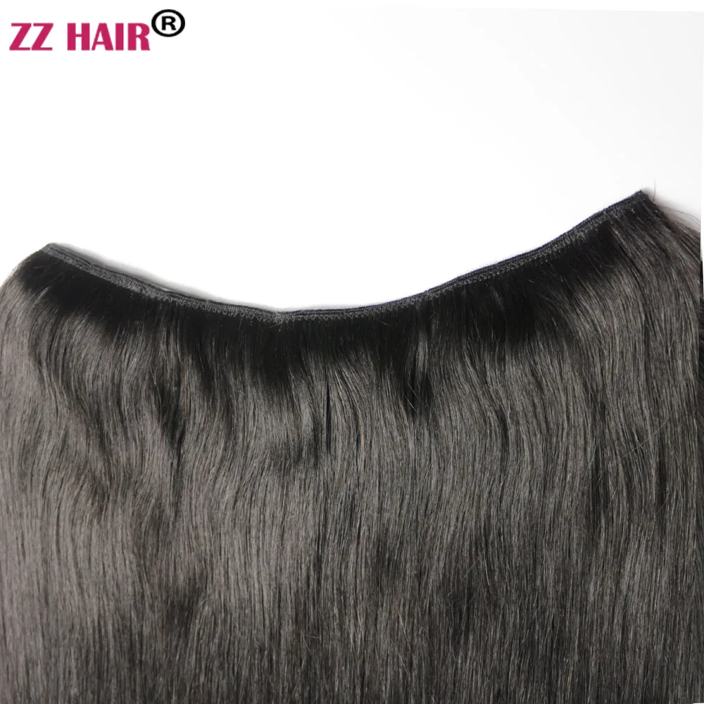 ZZHAIR 100% وصلات شعر ريمي بشري برازيلي 16 "-22" U-pcs مجموعة 70 جرام-80 جرام مقاطع في قطعة واحدة طبيعية مستقيمة