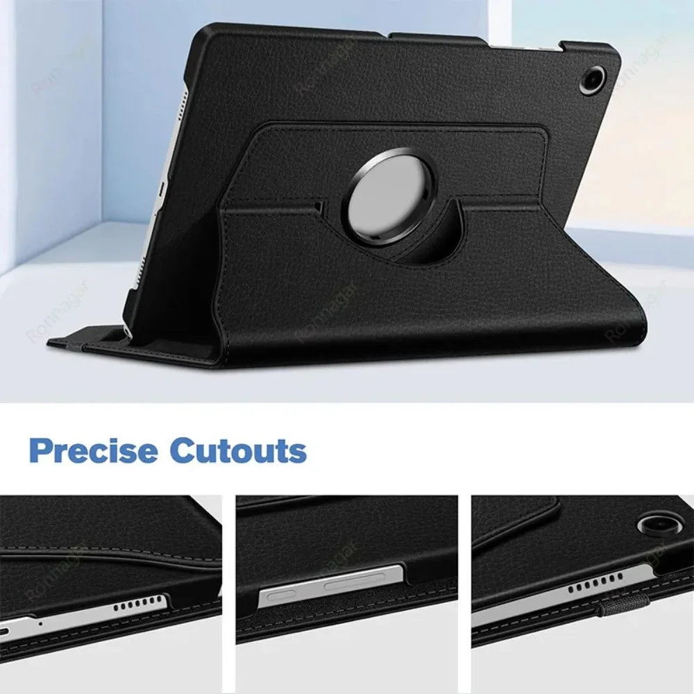 

360 Degree Rotating For Lenovo Xiaoxin Pad 2024 TB-331FC 11 Inch Smart Leather Protective Cover For Lenovo Tab M11 2023 TB-330FU