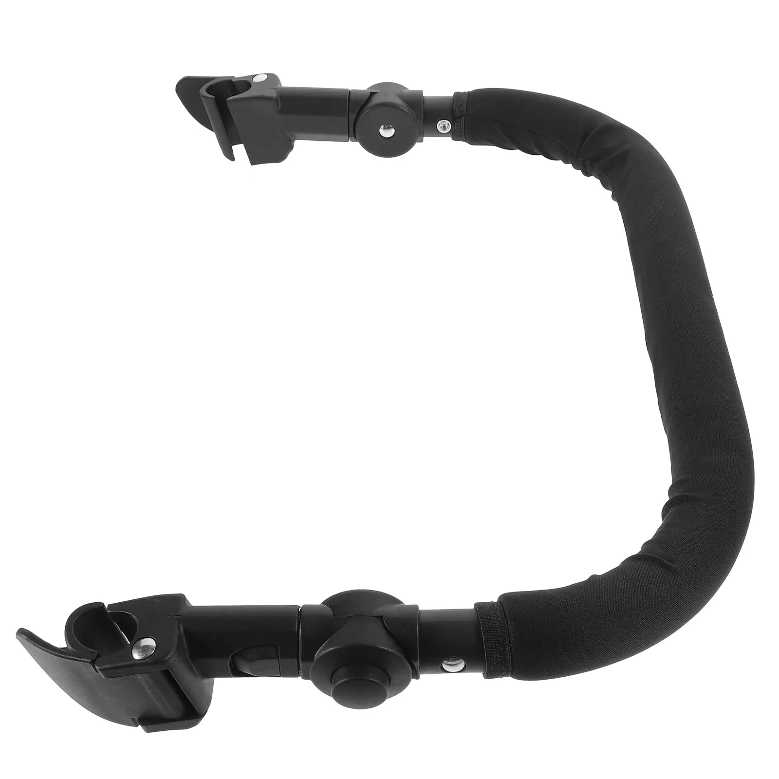 مقبض عربة الأطفال موسع قبضة إسفنجية قابلة للتعديل لملحقات عربة الأطفال الصغار مسند ذراع كرسي يدفع باليدين العالمي العارضة