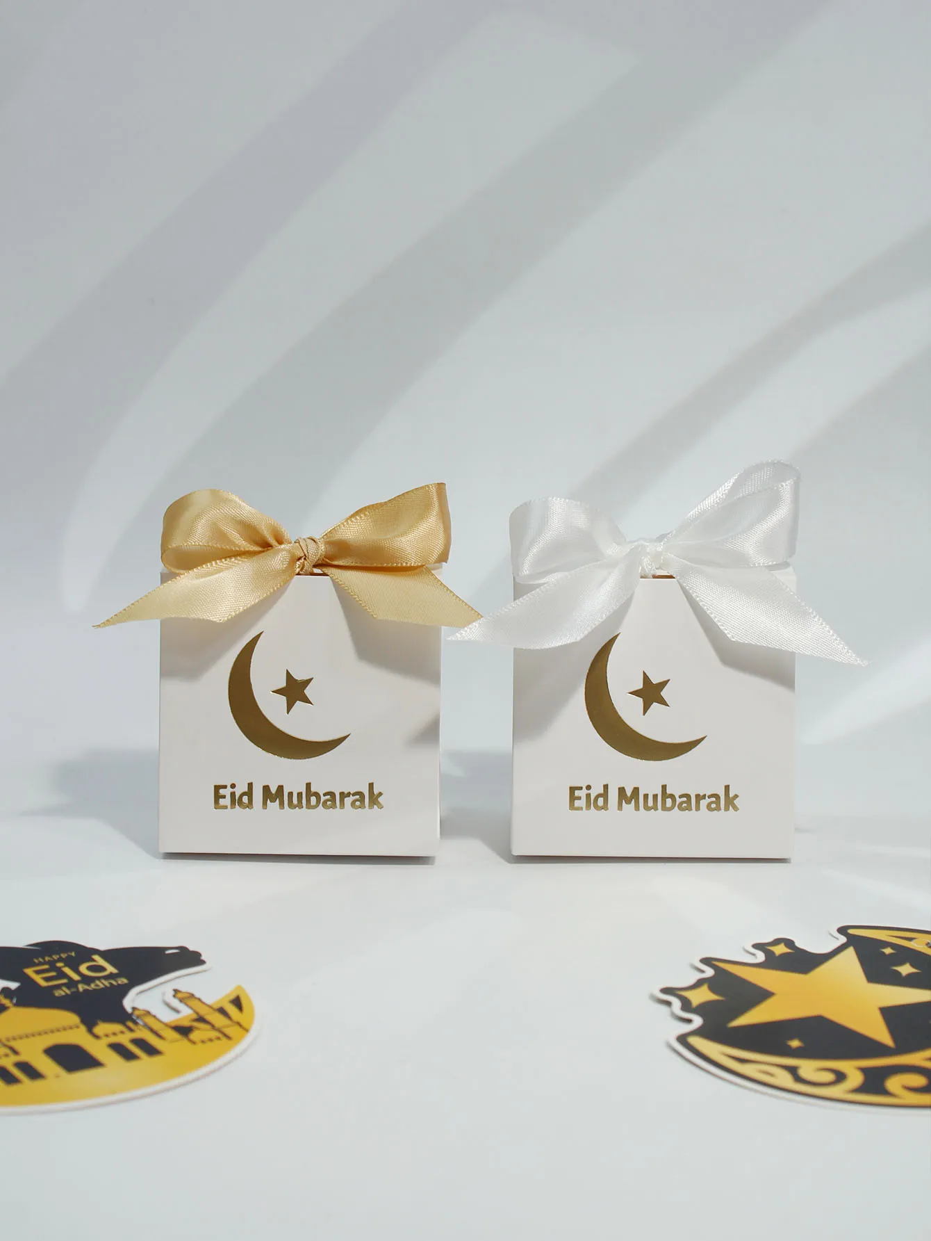 Eid al Fitr candy box, Happy Eid al Fitr during Ramadan, holiday decoration, gift giving, exquisite packaging gift box