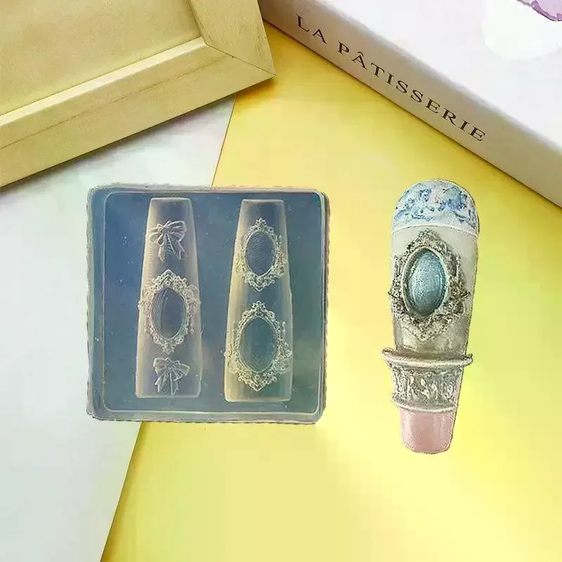 3D Seestern Shell Schmetterling Blume Silikon Nagel Form DIY Nail art Dekoration Transparent Nagel Vorlage Maniküre Design Werkzeuge