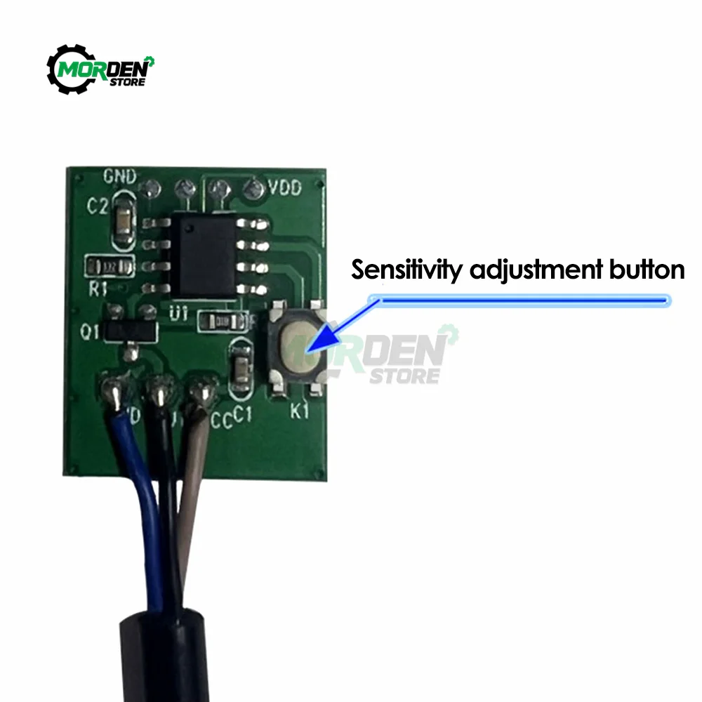 DC5V Contactless Liquid Level Sensor Module Capacitive Liquid Level Switch Sensor Water Level Detection Sensor NPN Output Board