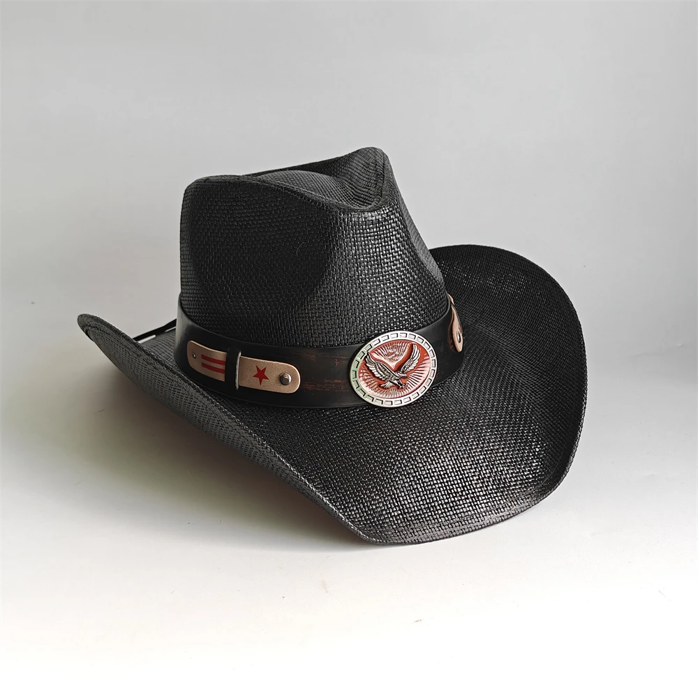 New Unisex Black Straw Cowboy - Cowboy Hat Straw review and price