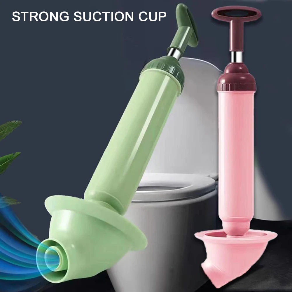 Silicone Toilet Pipe Plunger Vacuum Suction Cups Multi-Purpose High Pressure Toilet Plunger Durable Drain Clog Removing Tool